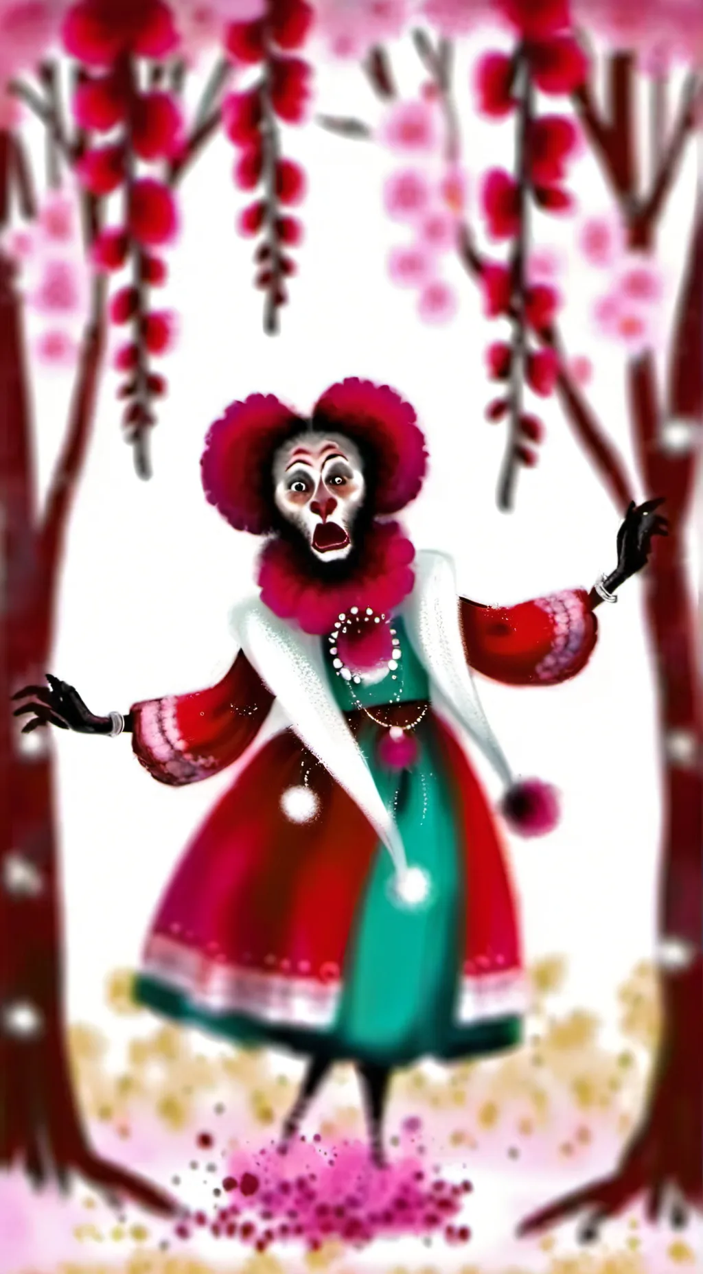 ai character: redmama (terror) background