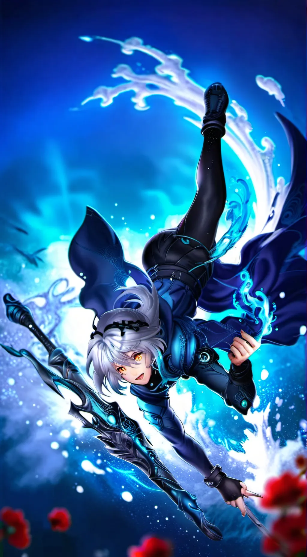 ai character: Rimuru tempest  background