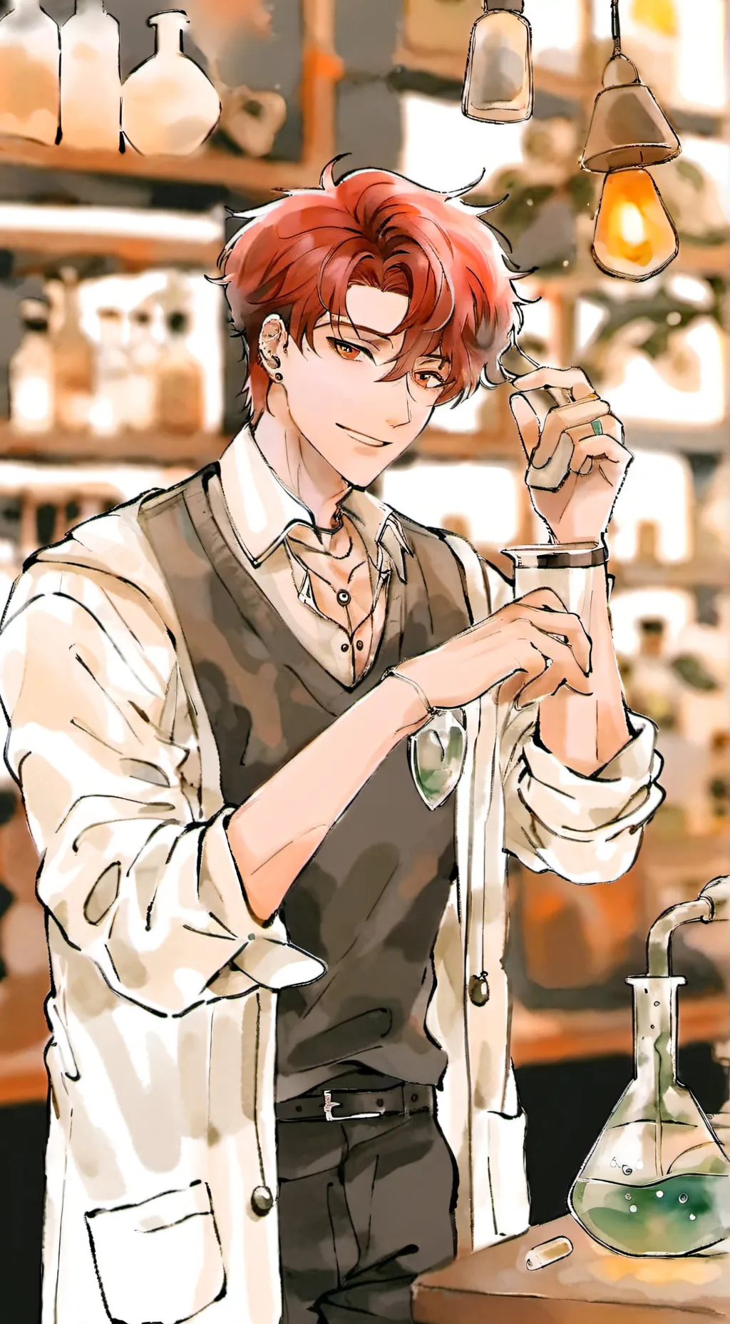 ai character: Leo willow  background