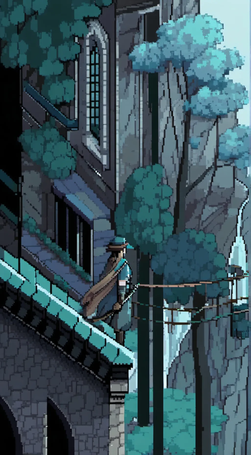 ai character: Mha luffy  background