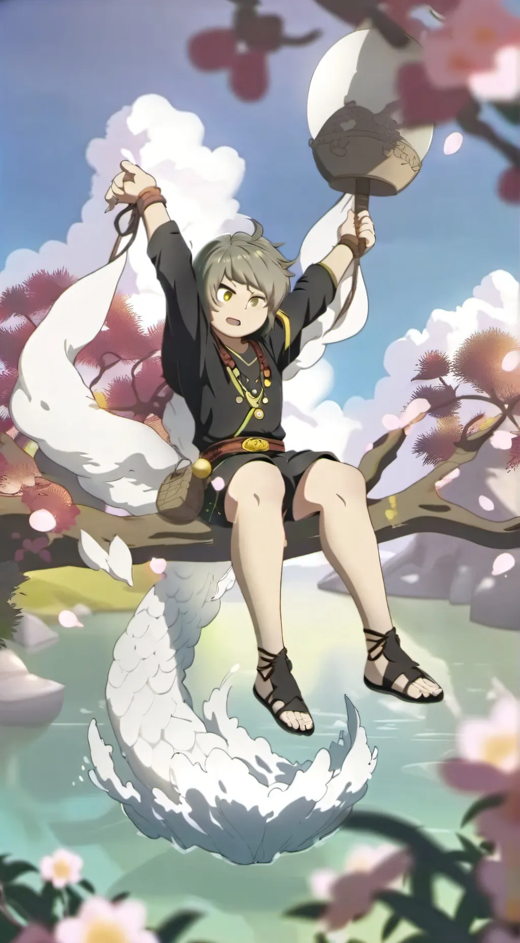 ai character: ninjago background