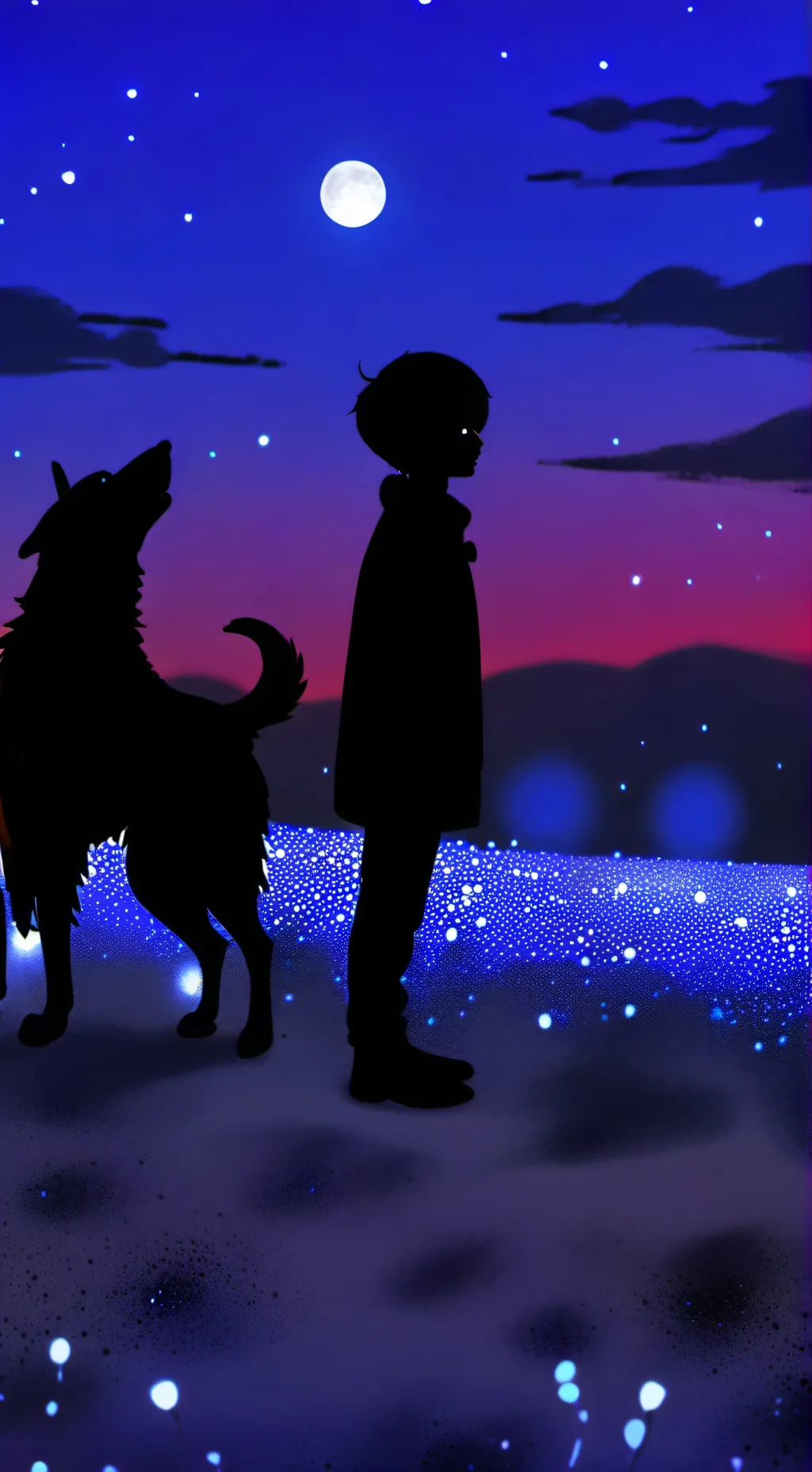 ai character: black X jevin  background