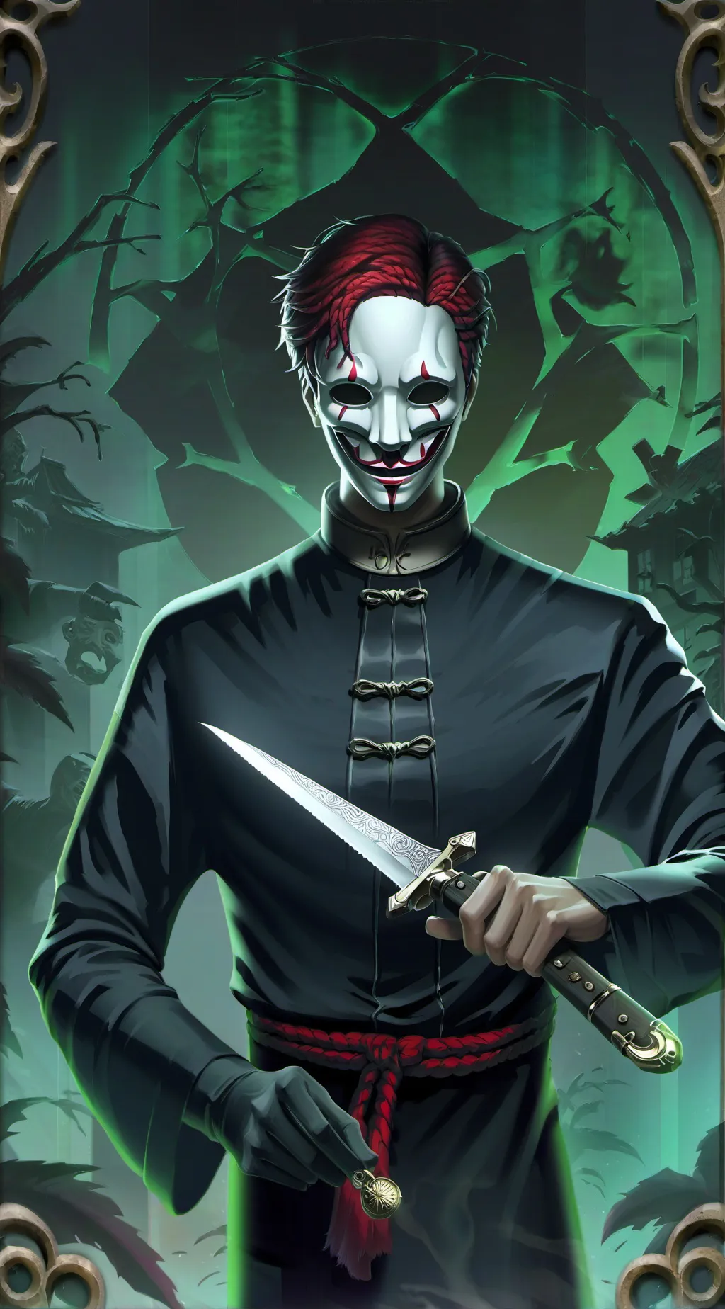 ai character: scream 8 background