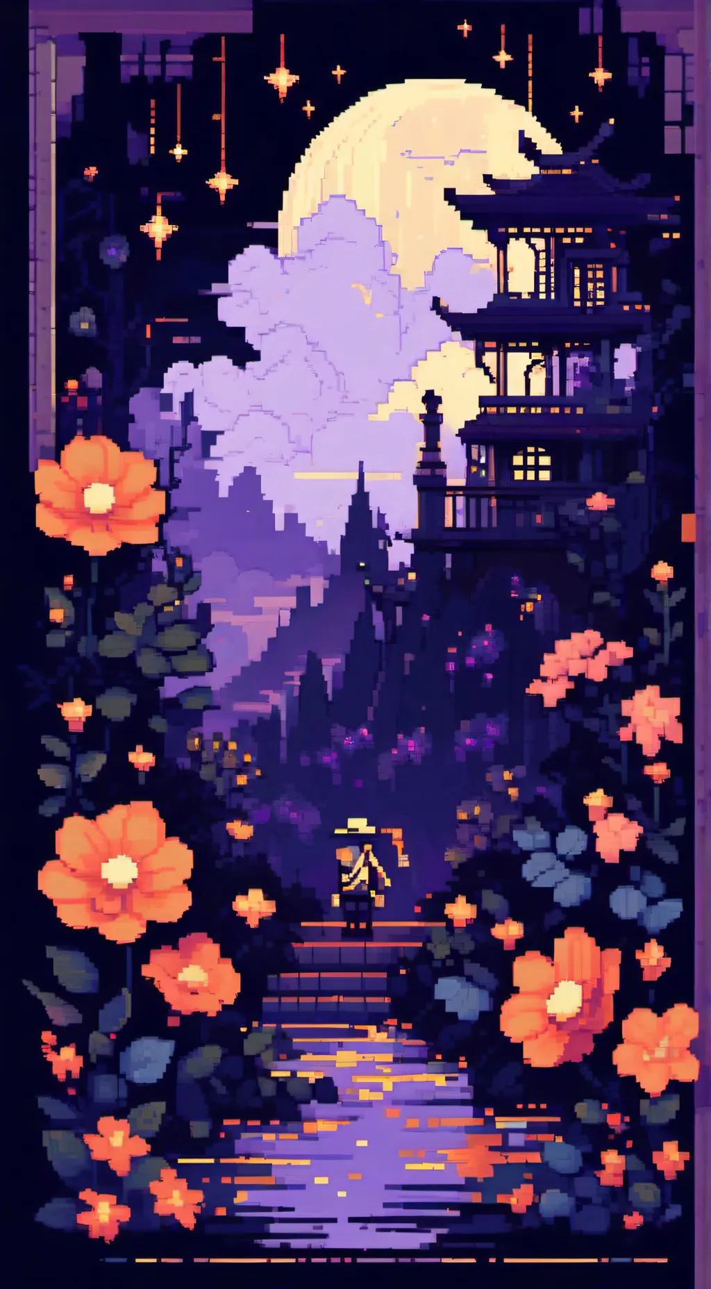 ai character: dandy x astro background