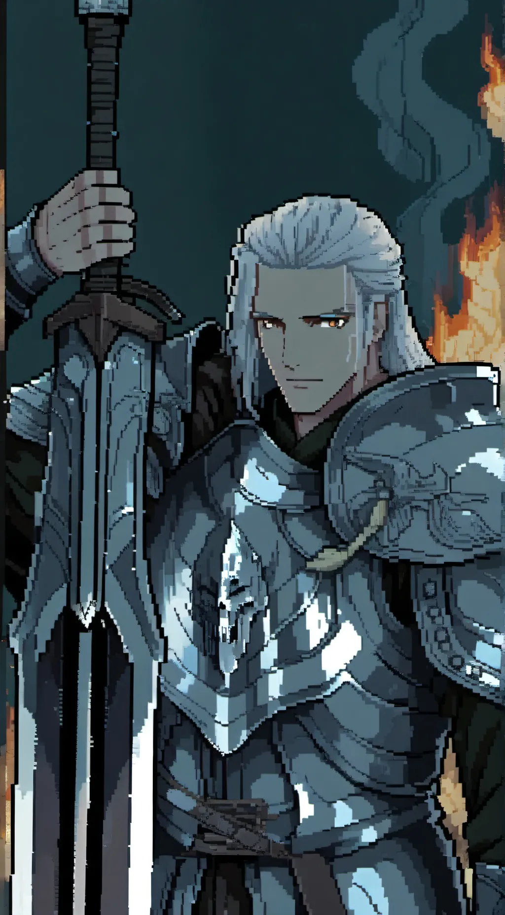 ai character: Orion  background