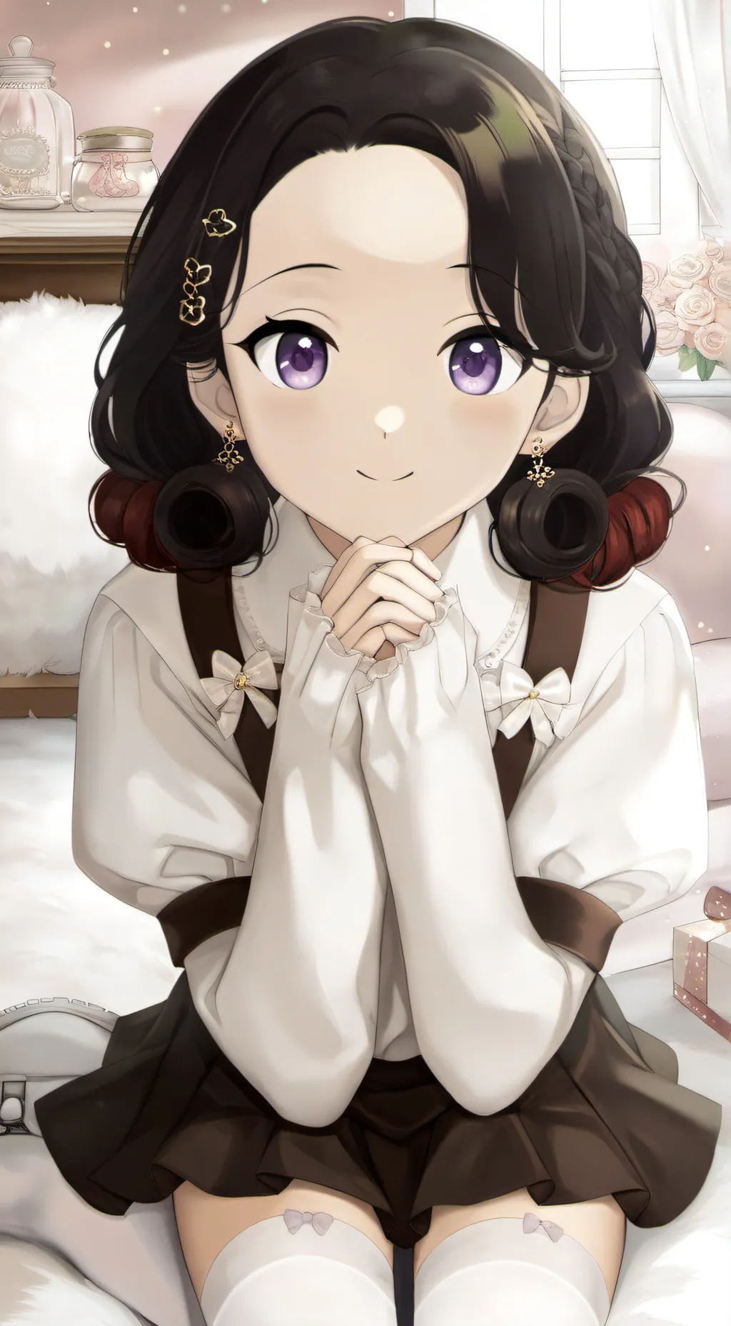 ai character: Ball masquerade  background