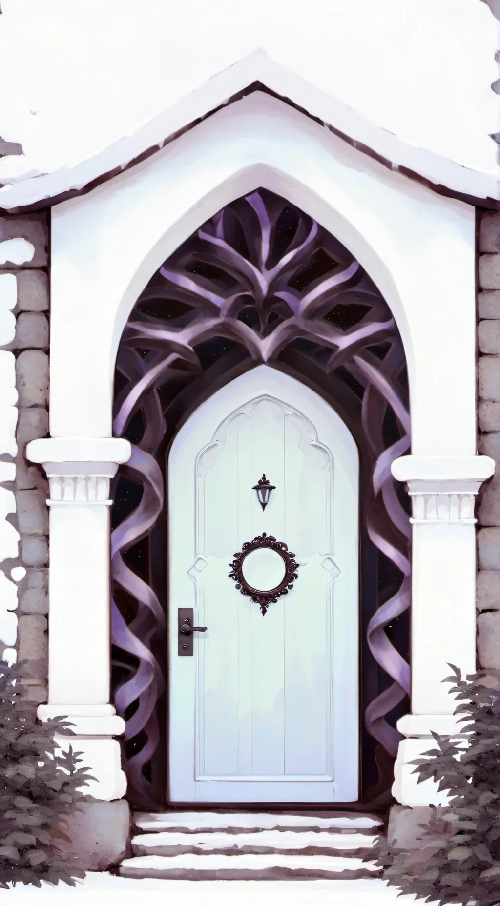 ai character: doors background