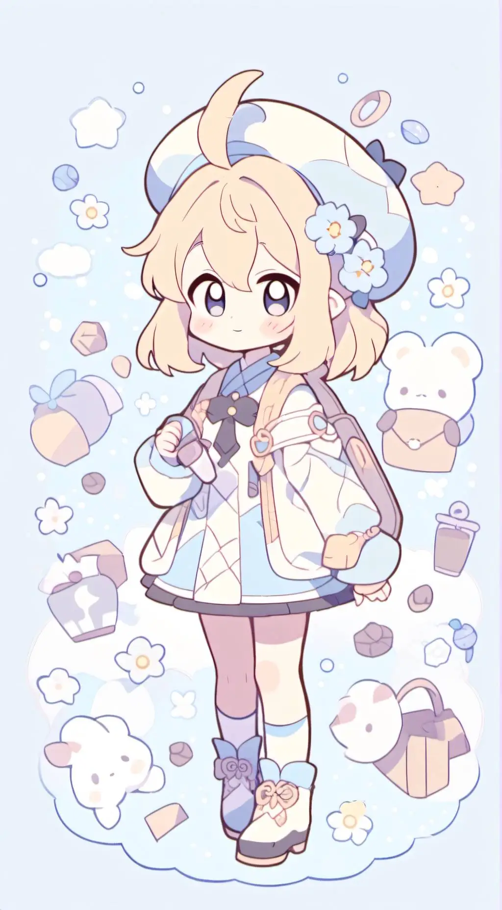 ai character: Hospital myversion background