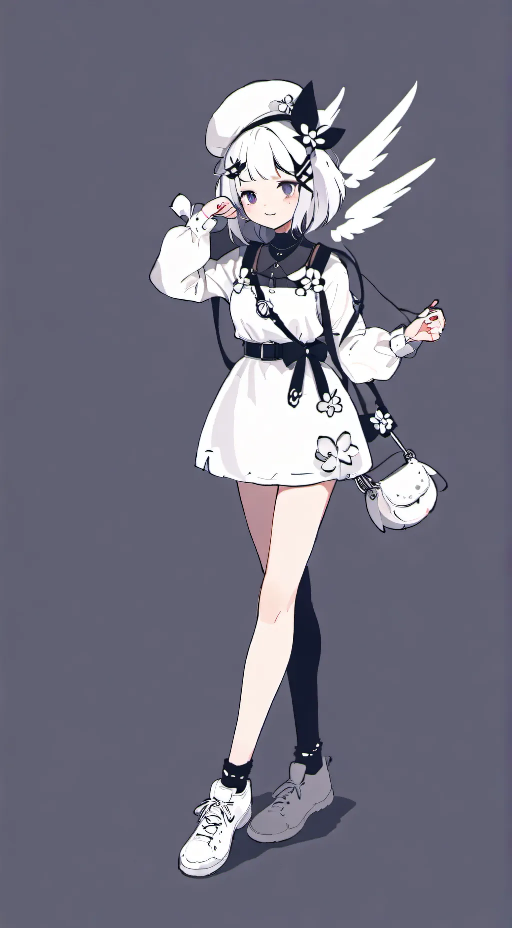 ai character: female wolf  background