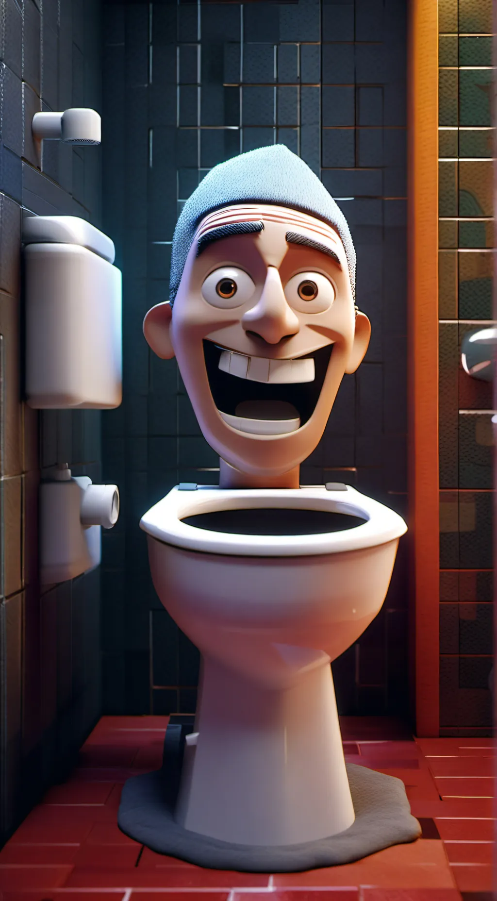 ai character: Skibidi toilet 🤢 background