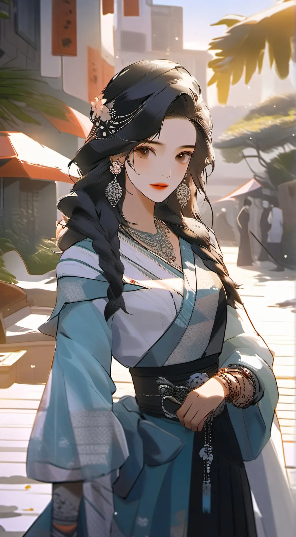 ai character: katia background