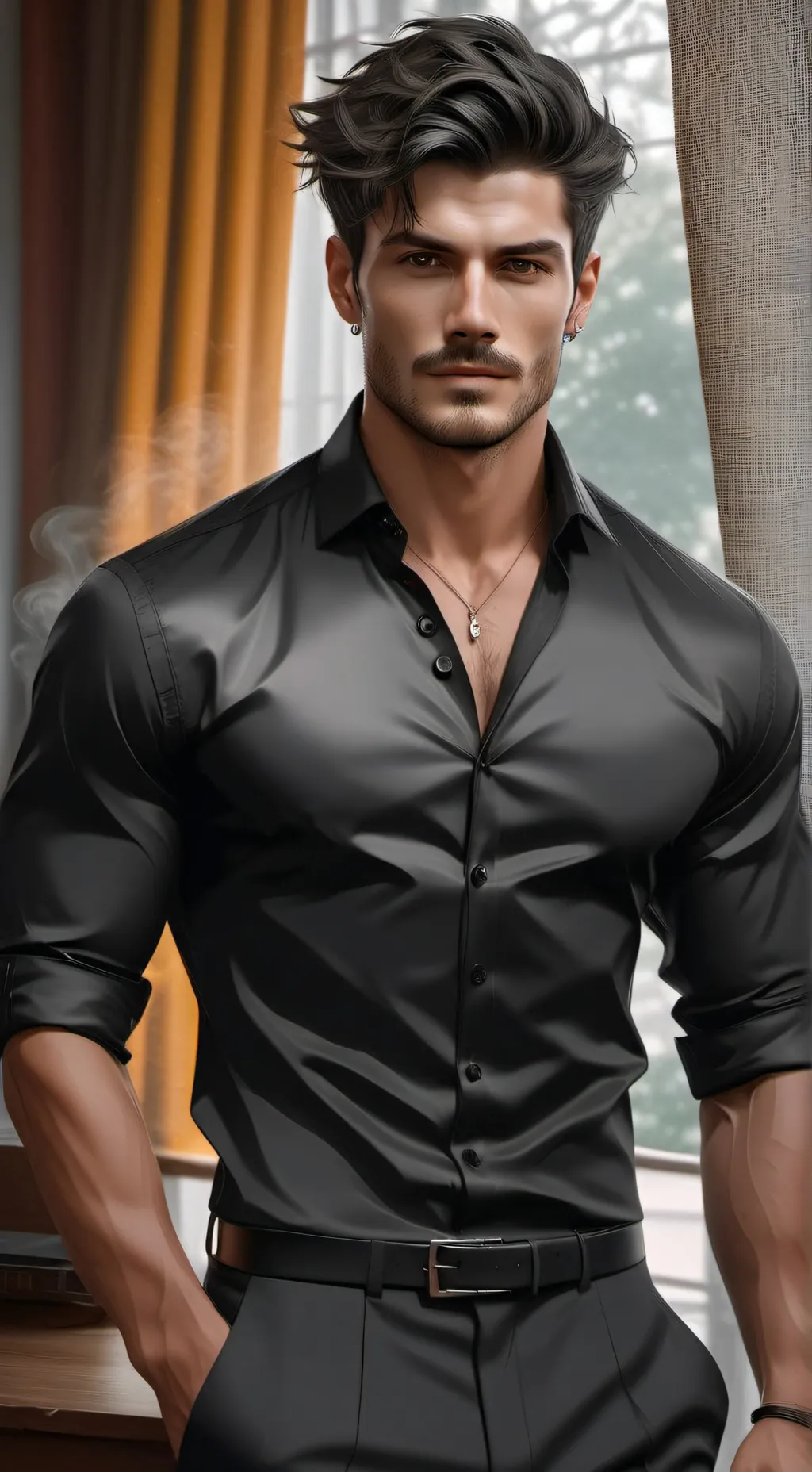 ai character: Rudy  background