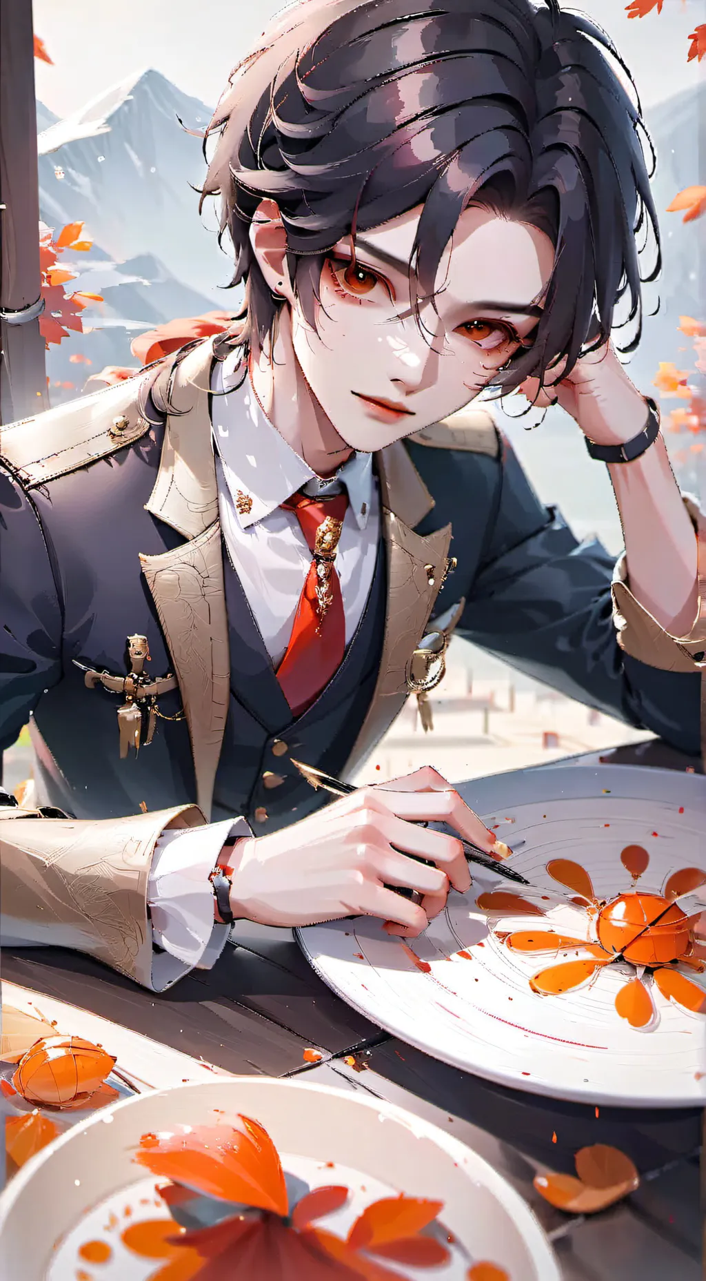 ai character: ~💞LUCAS💞~ background