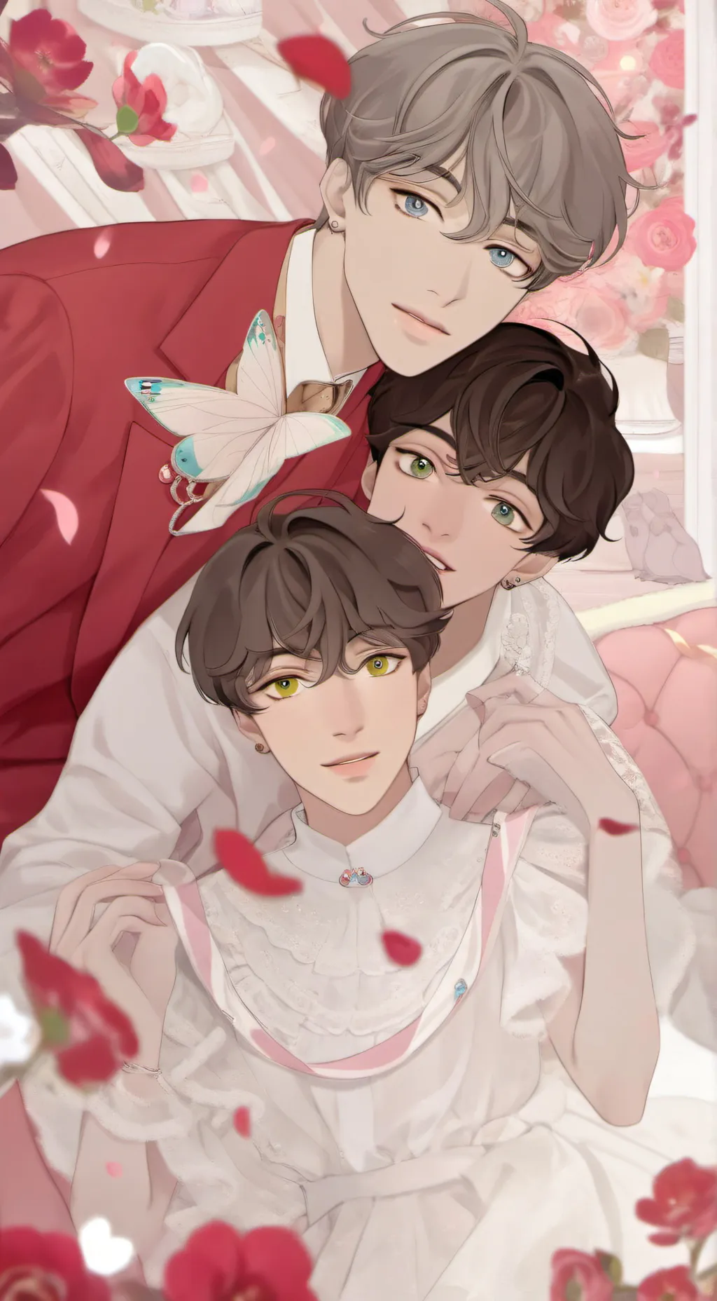 ai character: mike,alex,Aaron background