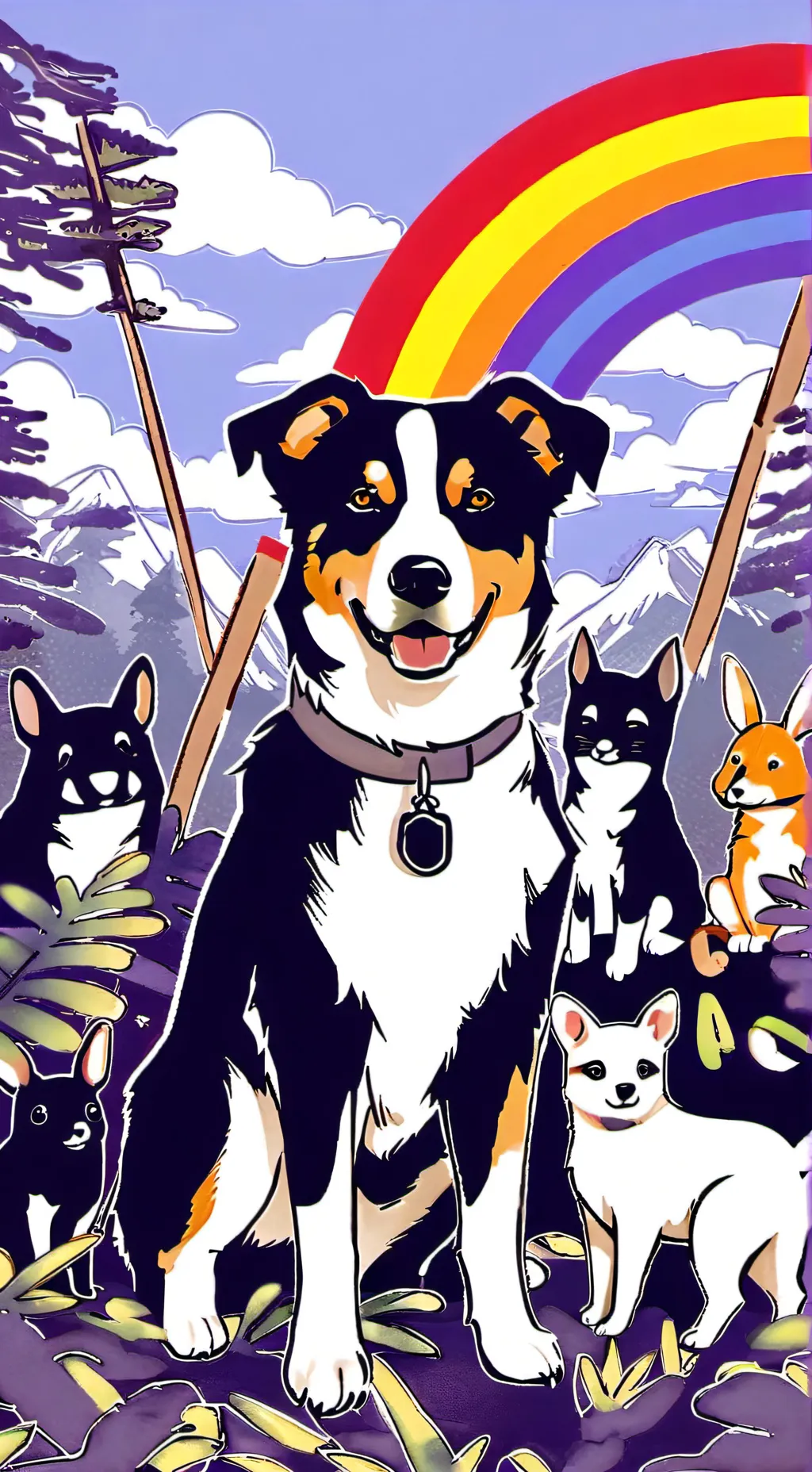 ai character: scissors 2 background