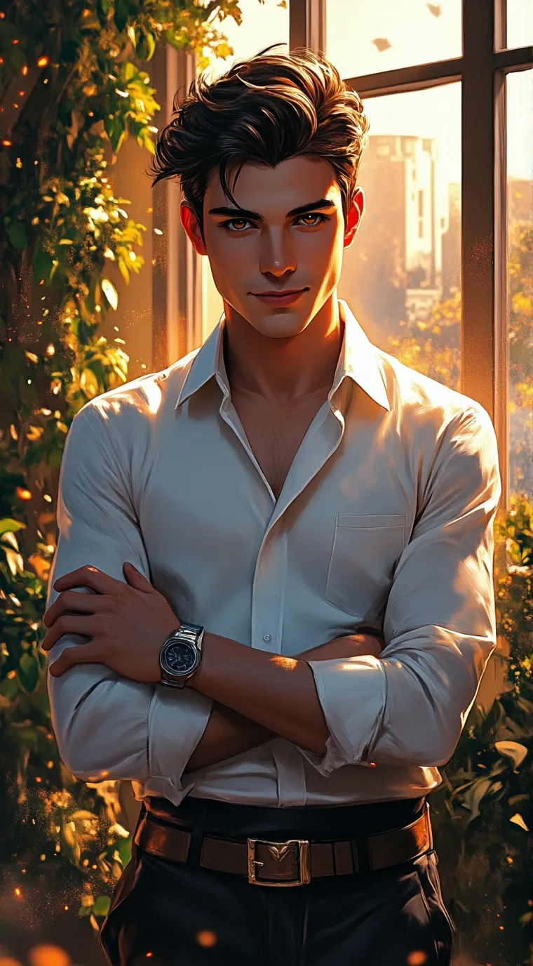 ai character: Adrian background