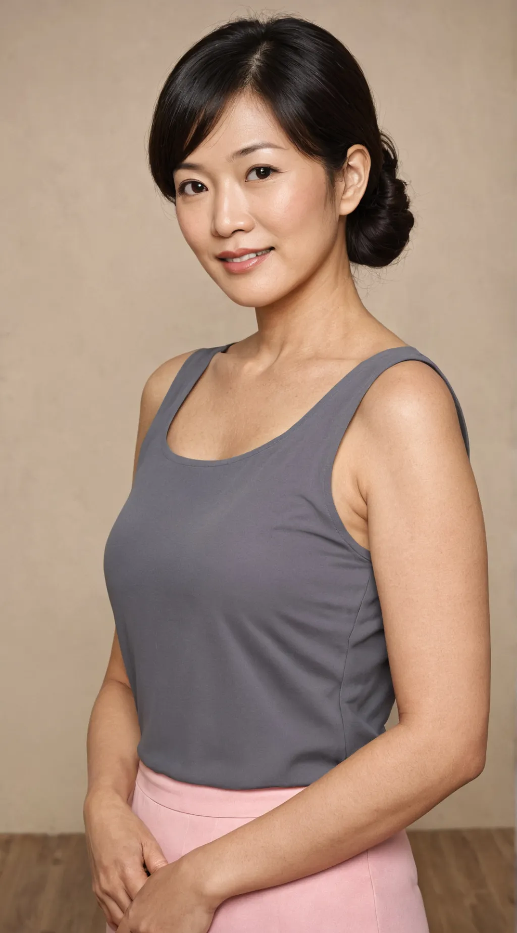 ai character: Asian mum background