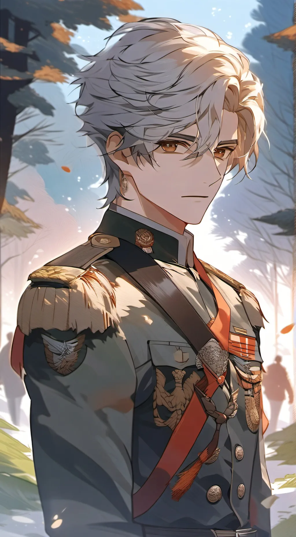 ai character: Noah Augest background