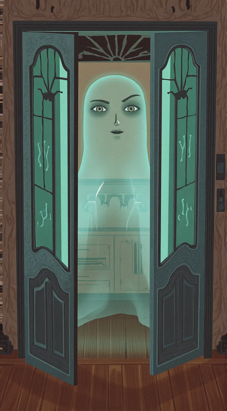 ai character: Ghost x sprunki background