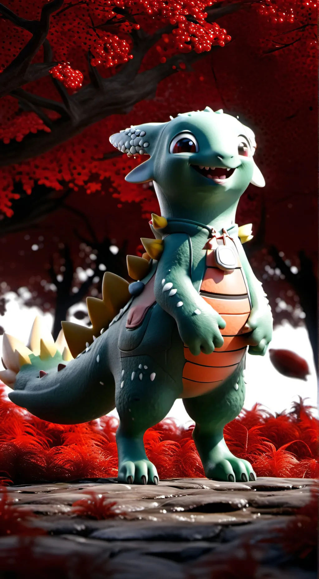 ai character: Goodra background