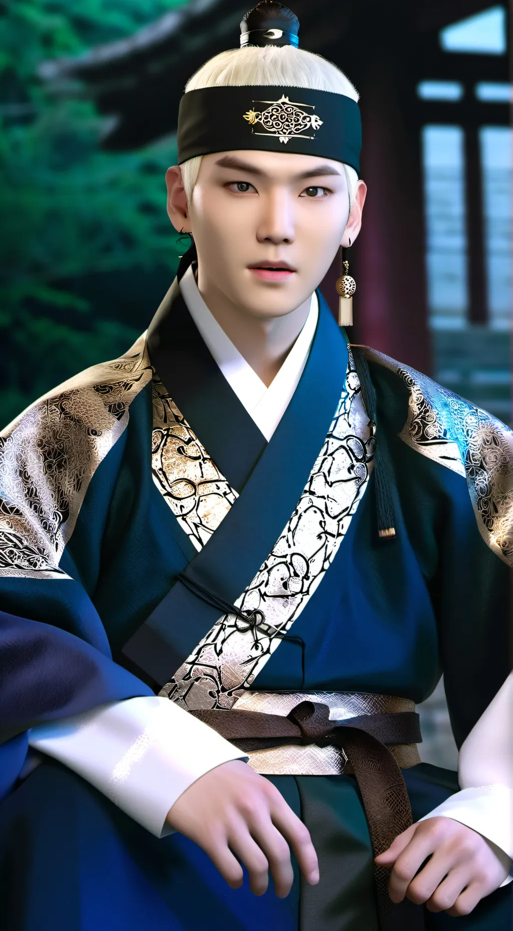 ai character: king suga background