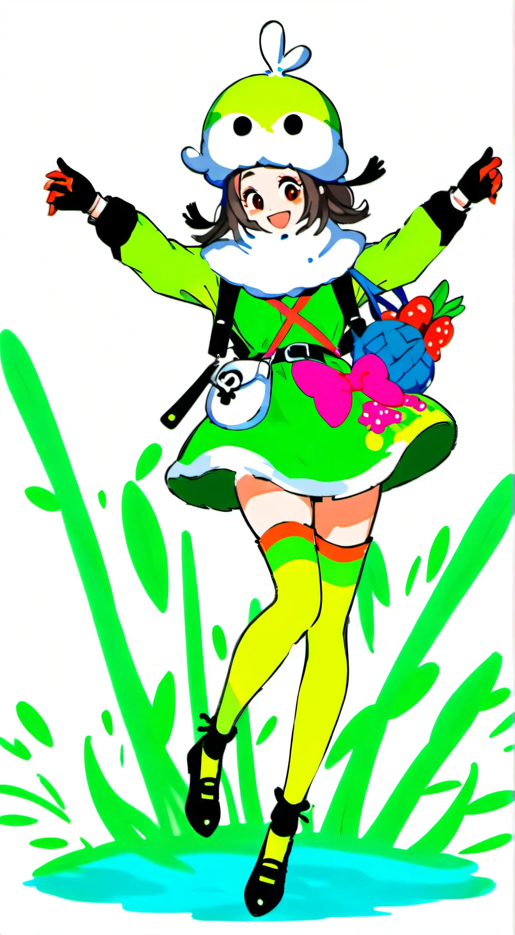 ai character: me and sprunki  background