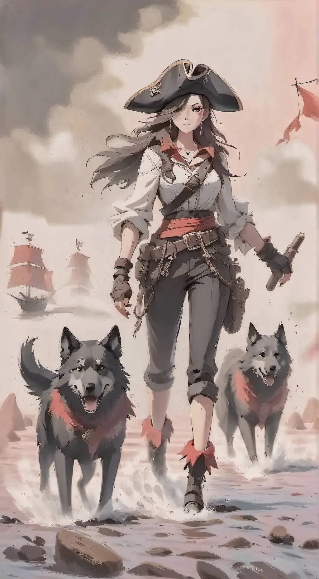 ai character: Mha Pirate Song background