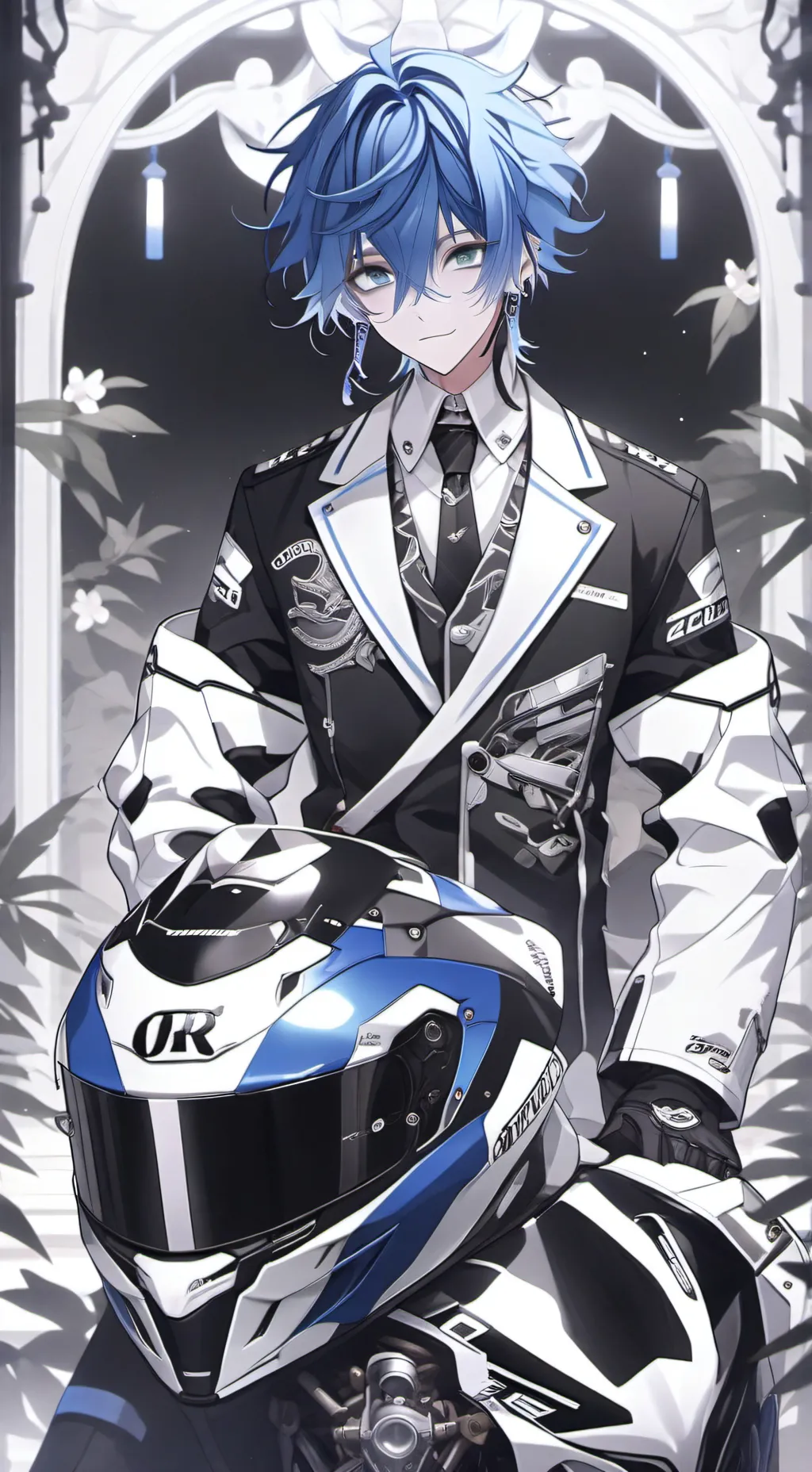 ai character: 💙🐺•~Max~•🐺💙 background