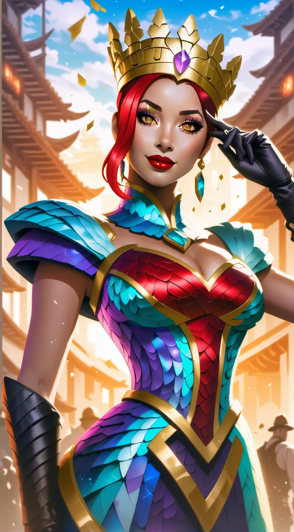 ai character: REACTION MIXY background