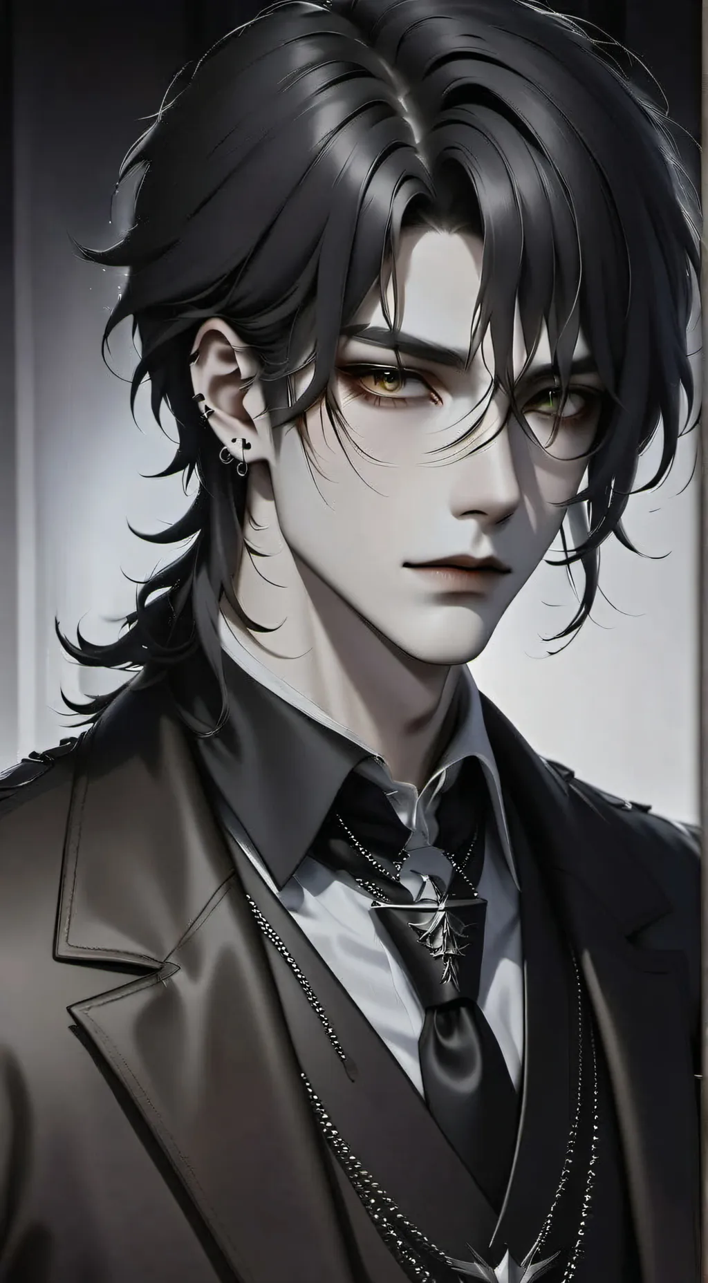 ai character: Sebastian  background