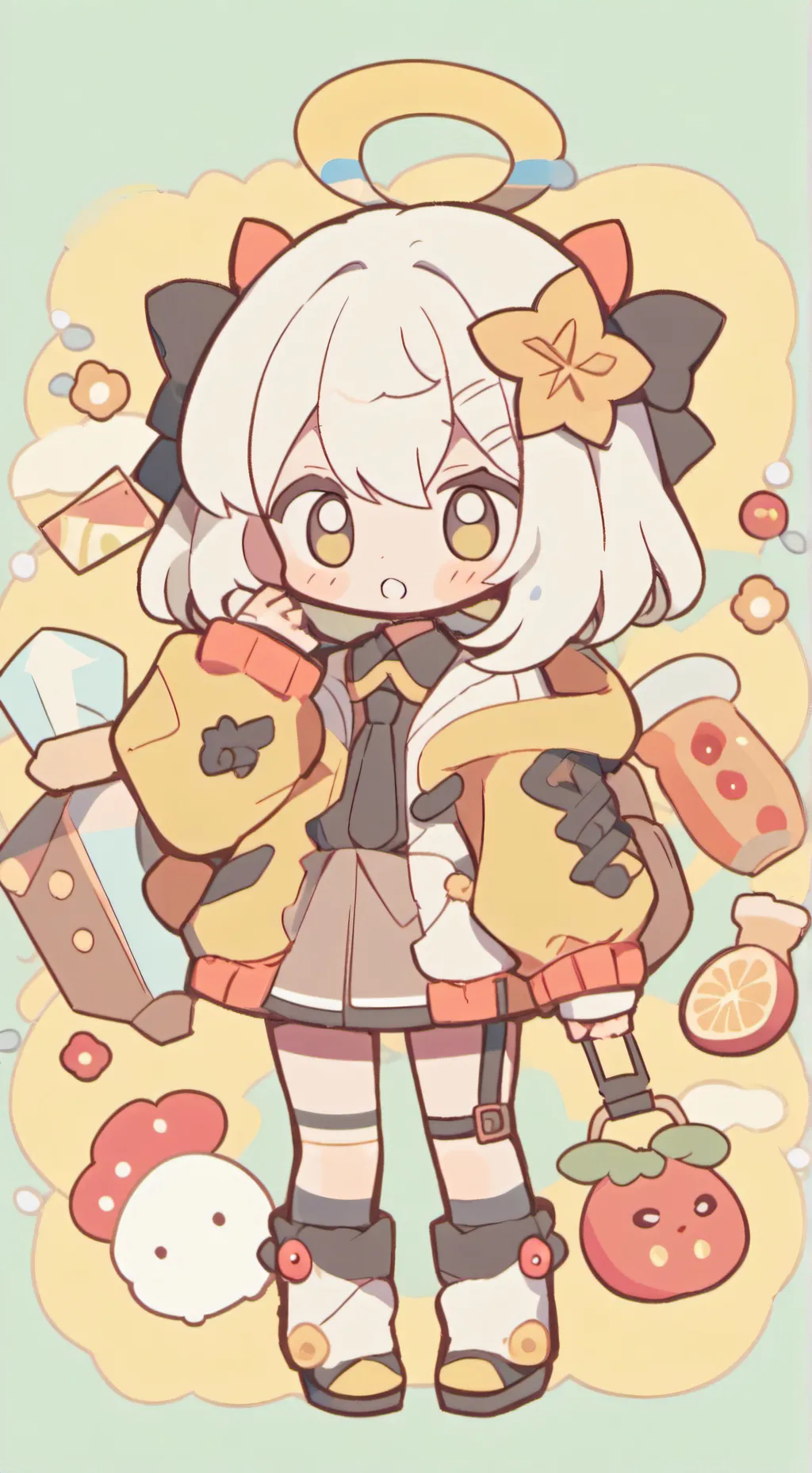 ai character: baby background