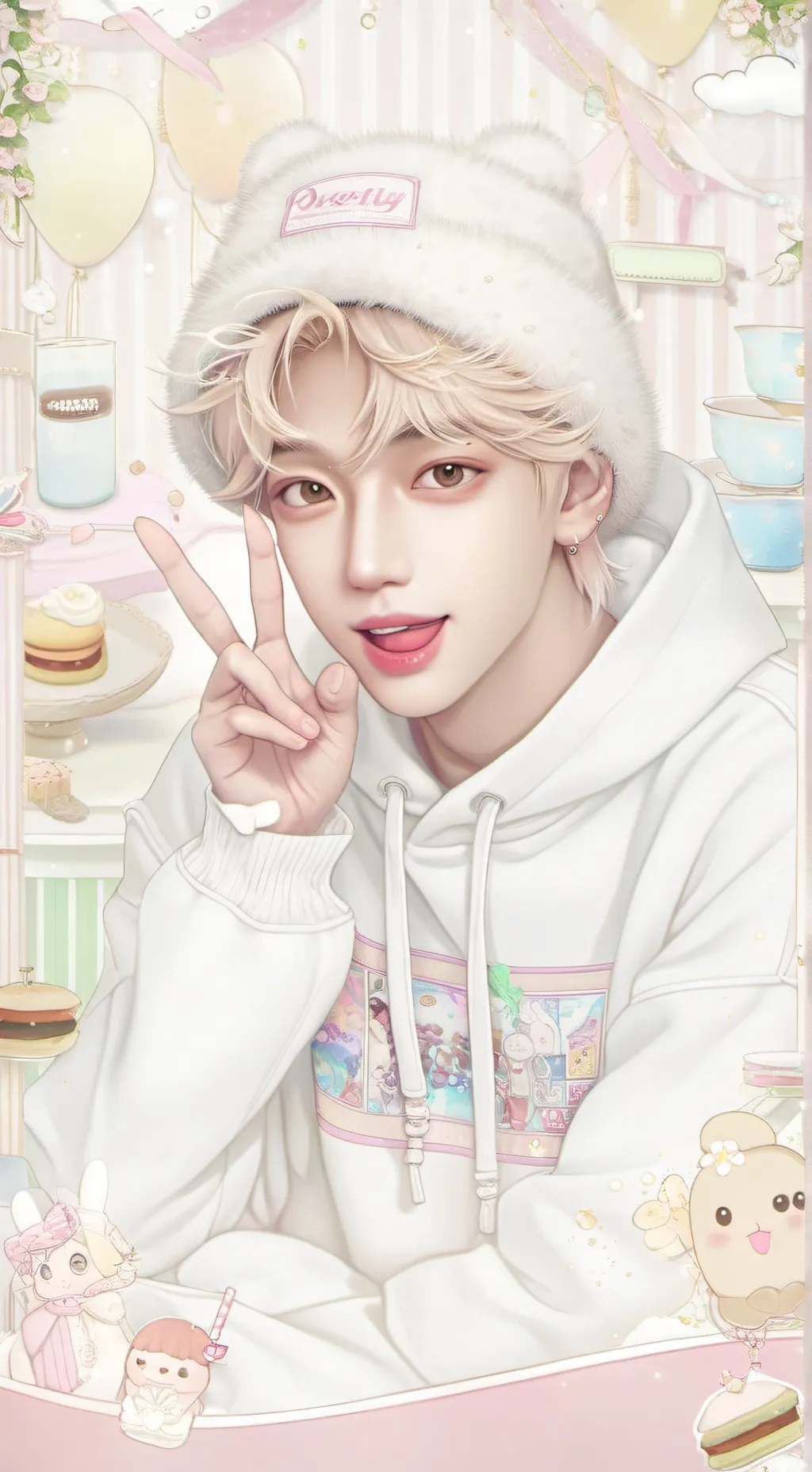 ai character: Hyunjin background