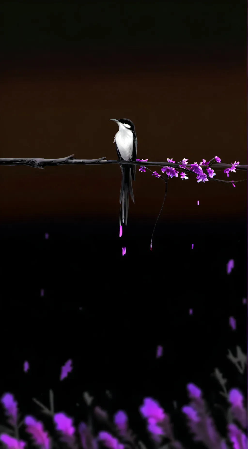 ai character: purple background