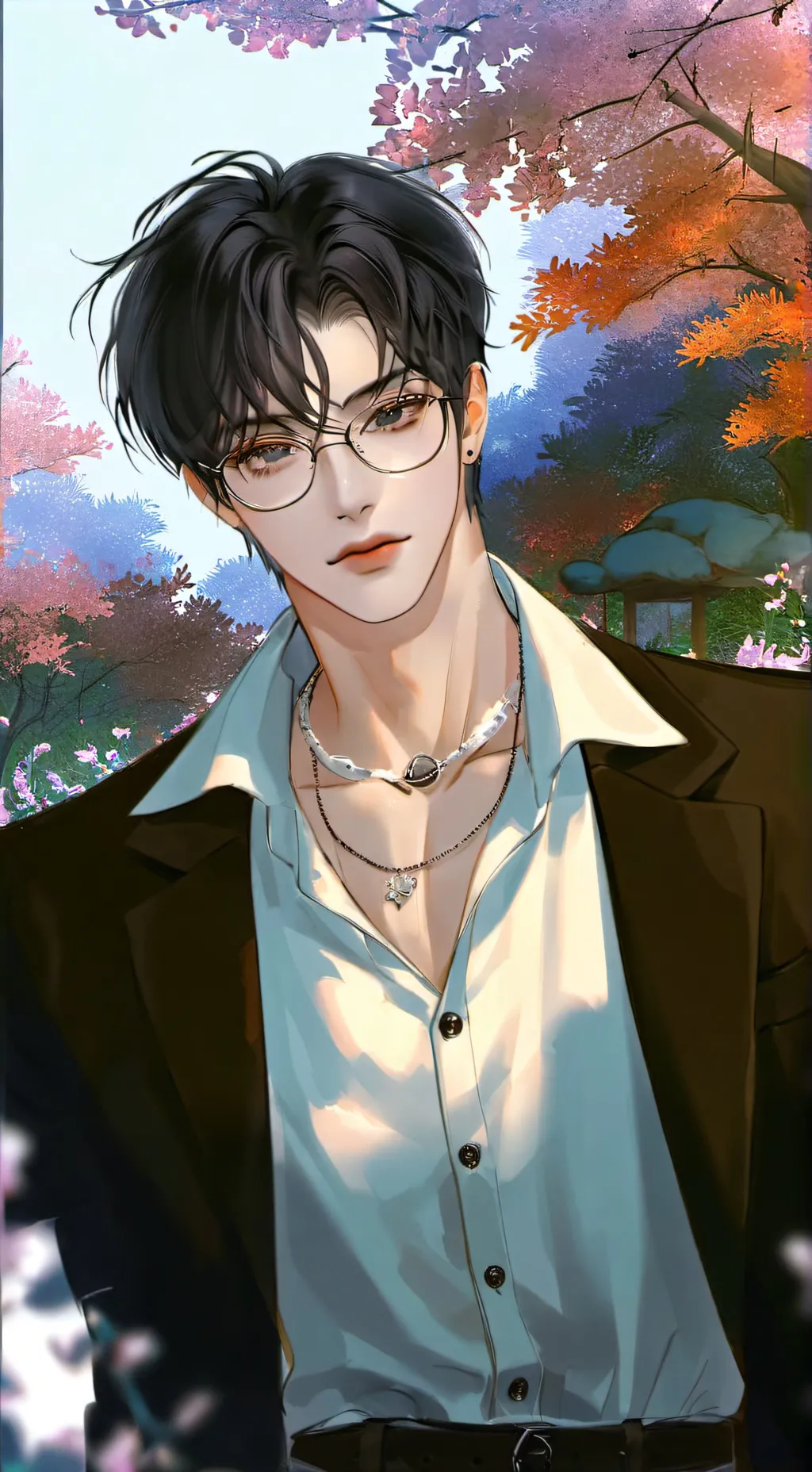 ai character: ᘏshion ☘︎ background