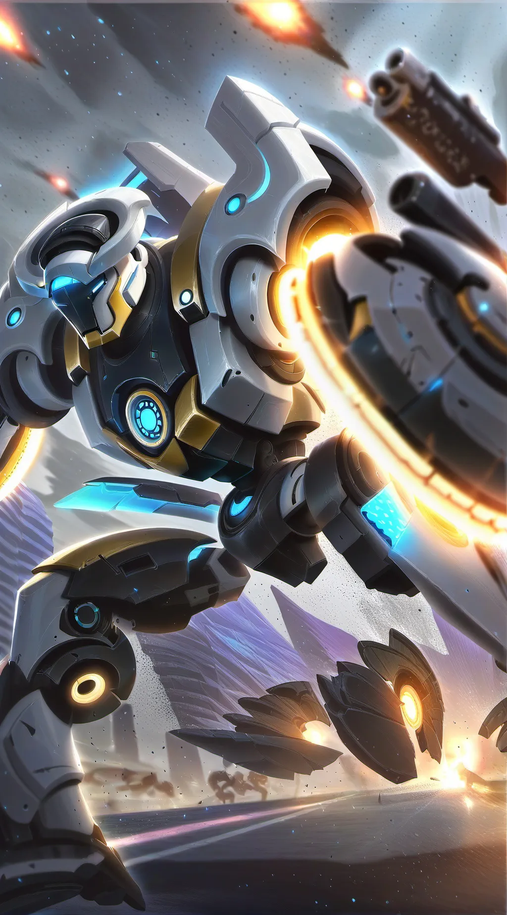 ai character: robot background