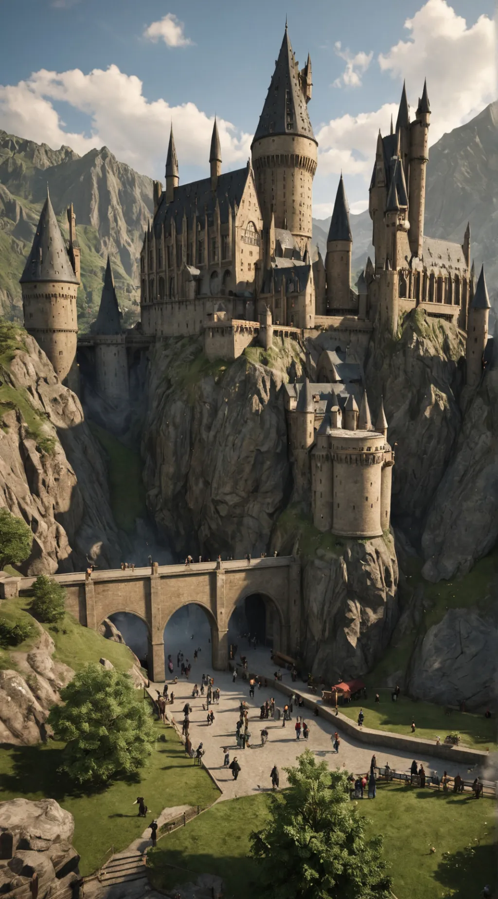ai character: hogwarts background