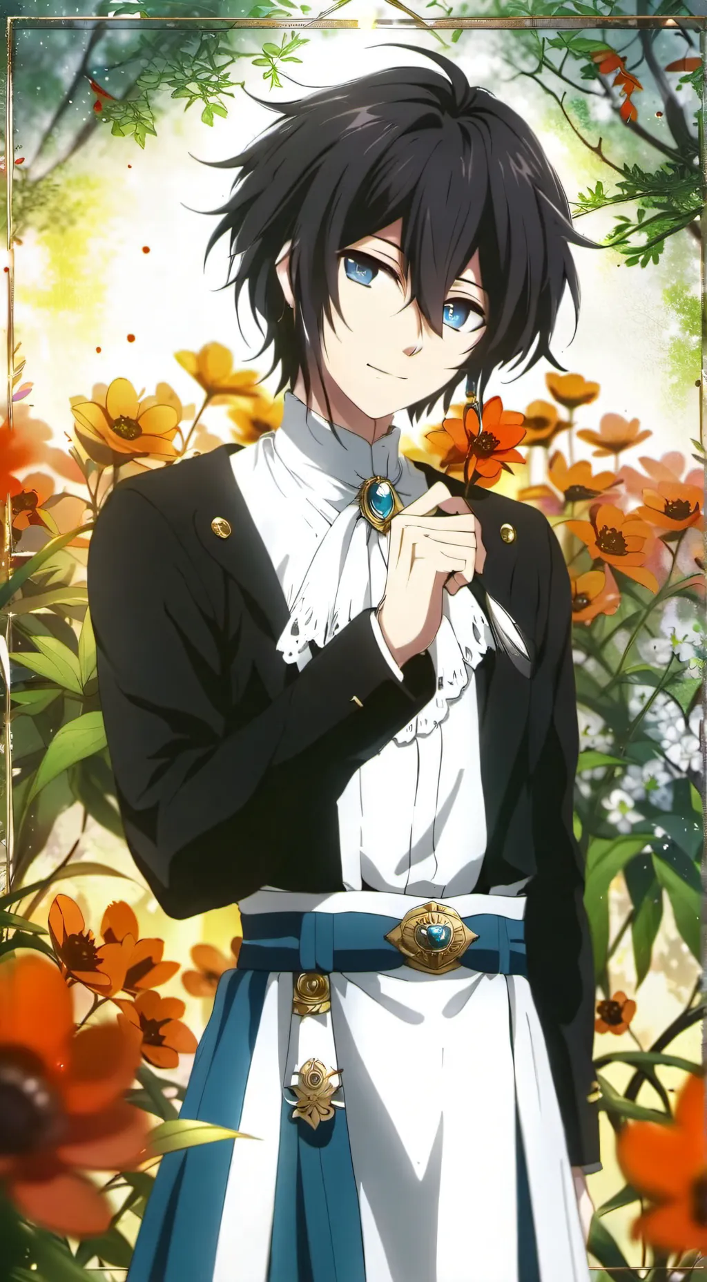 ai character: giyuu tomioka background