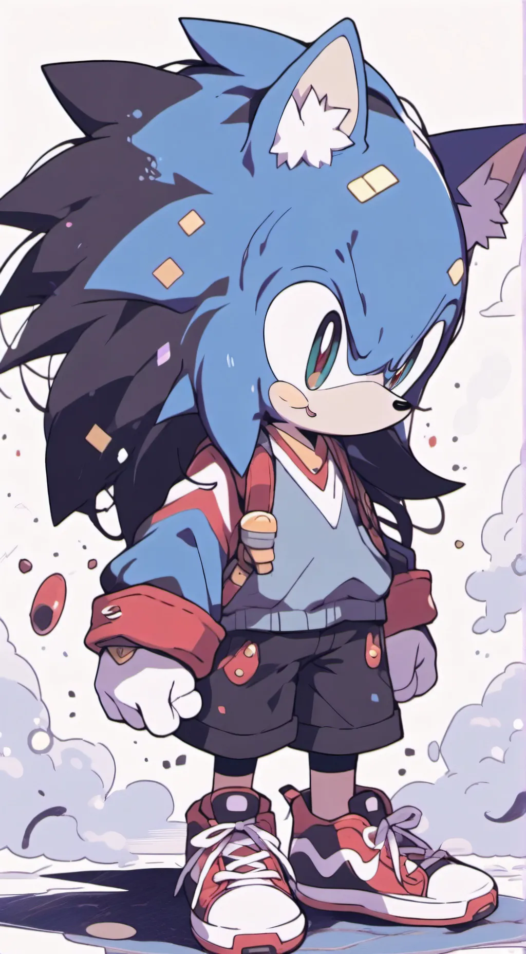 ai character: sonadow background