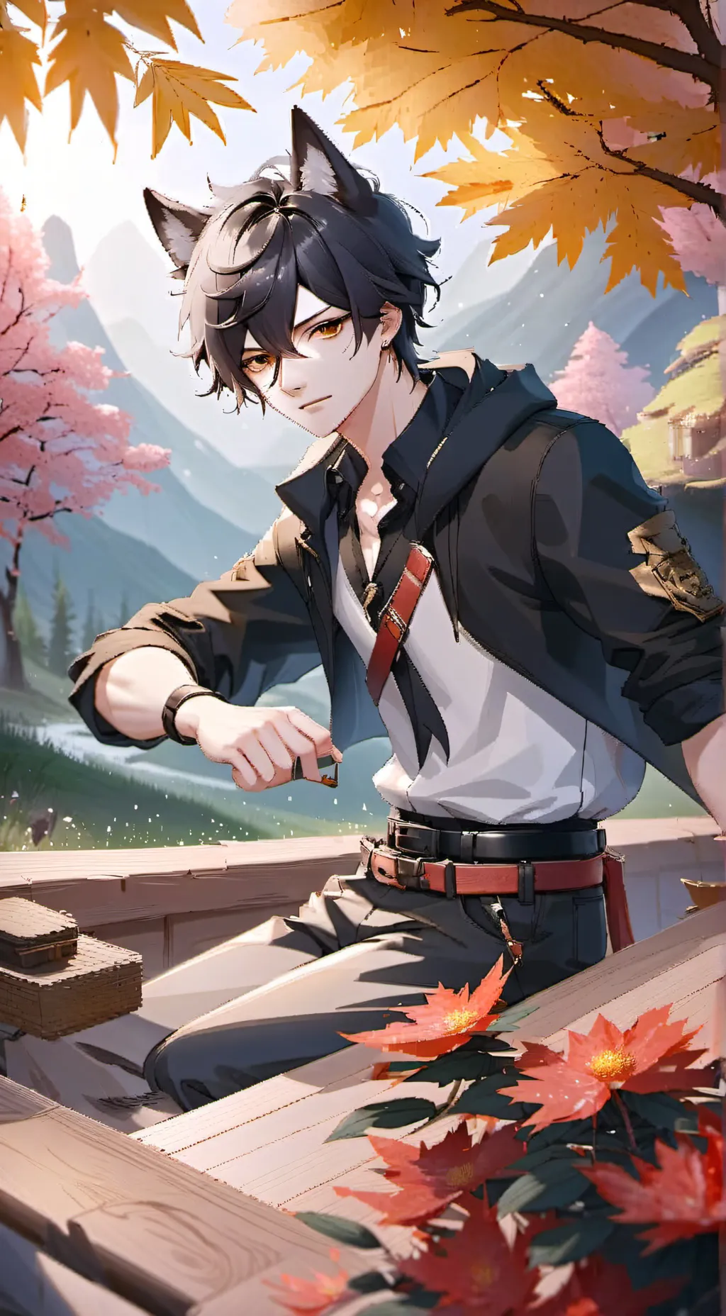 ai character: kai background