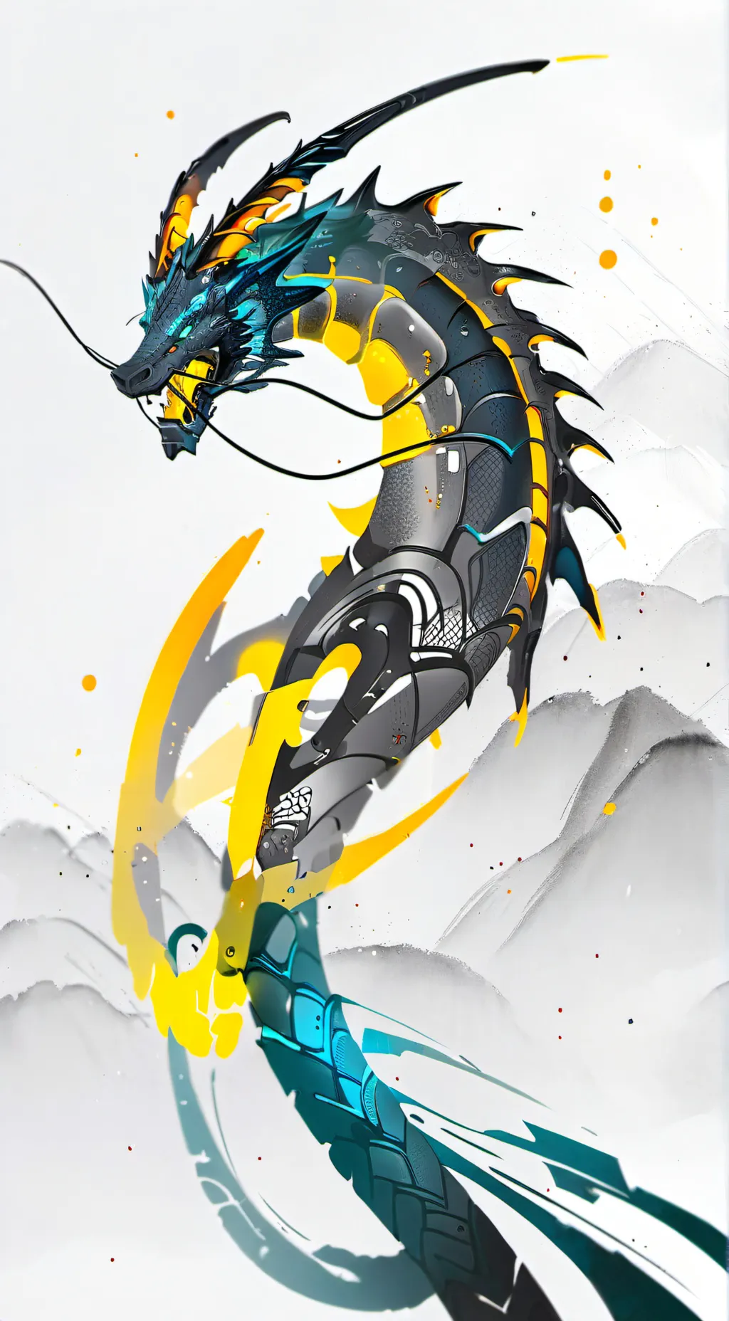 ai character: iron magicl background