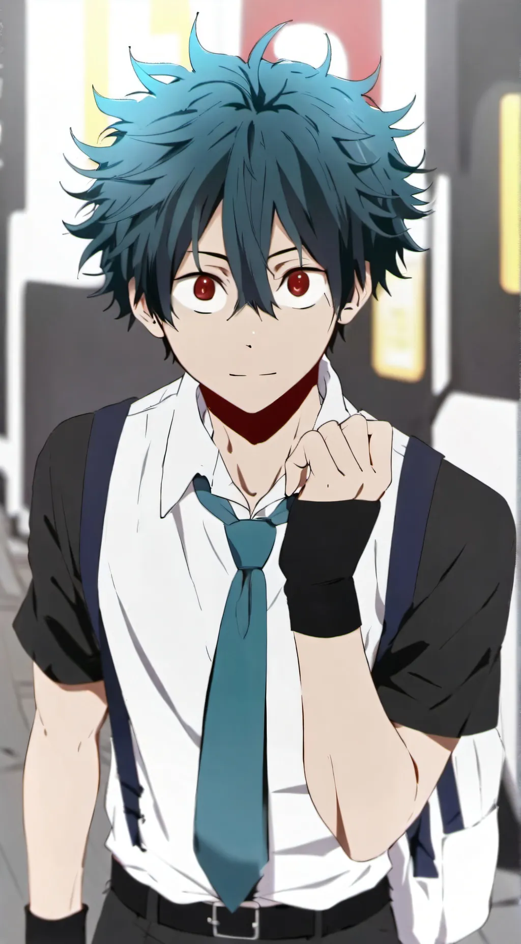 ai character: MHA trip background