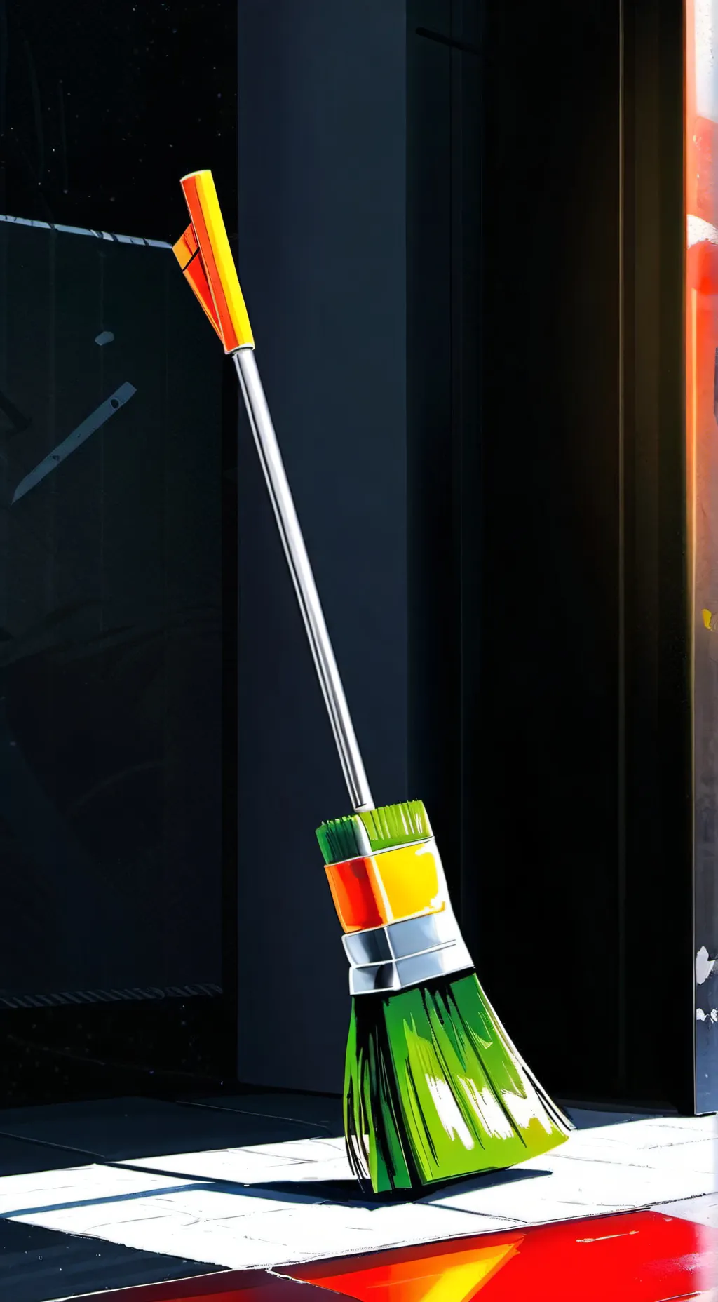 ai character: Gotta sweep! background