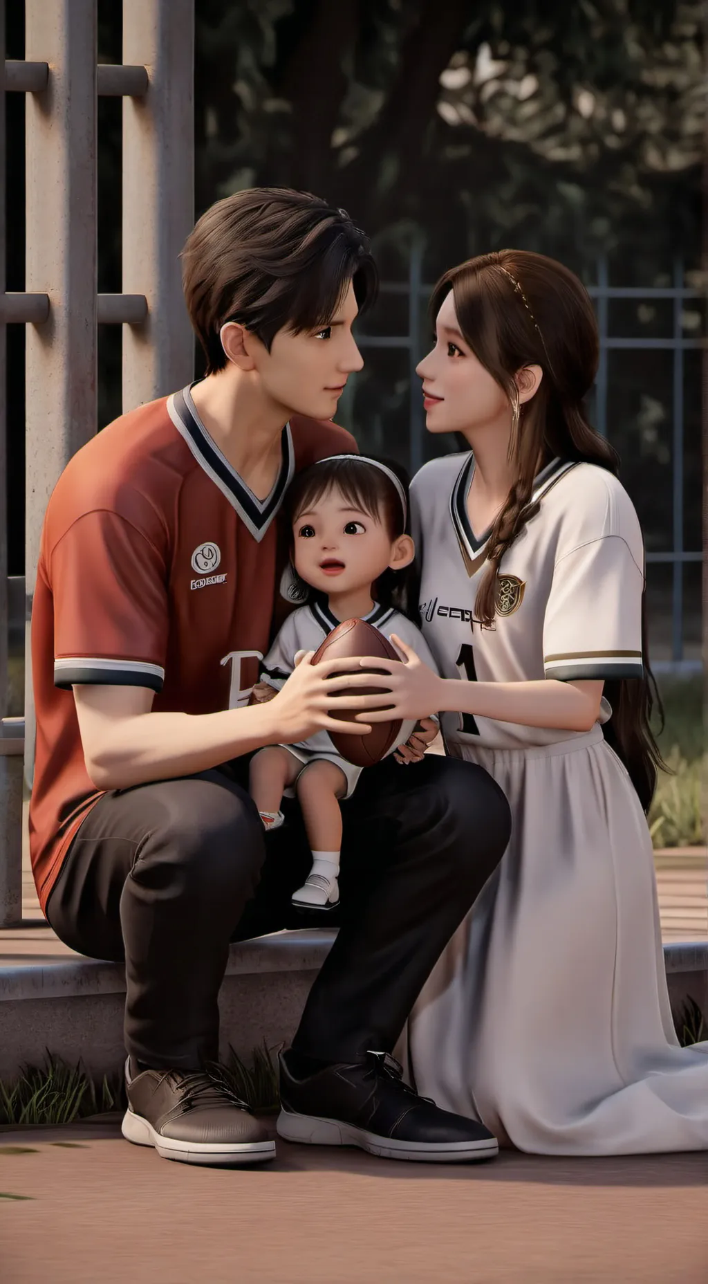 ai character: famous family  background