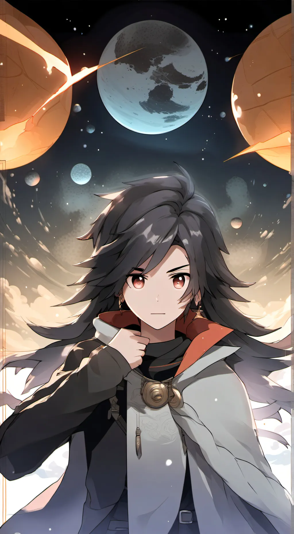 ai character: Beyond universe background