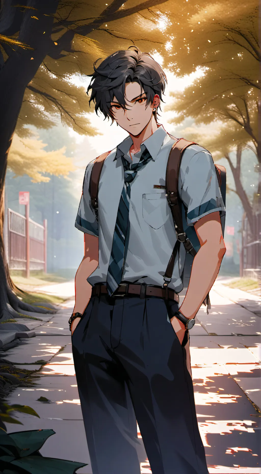 ai character: Ryan  background