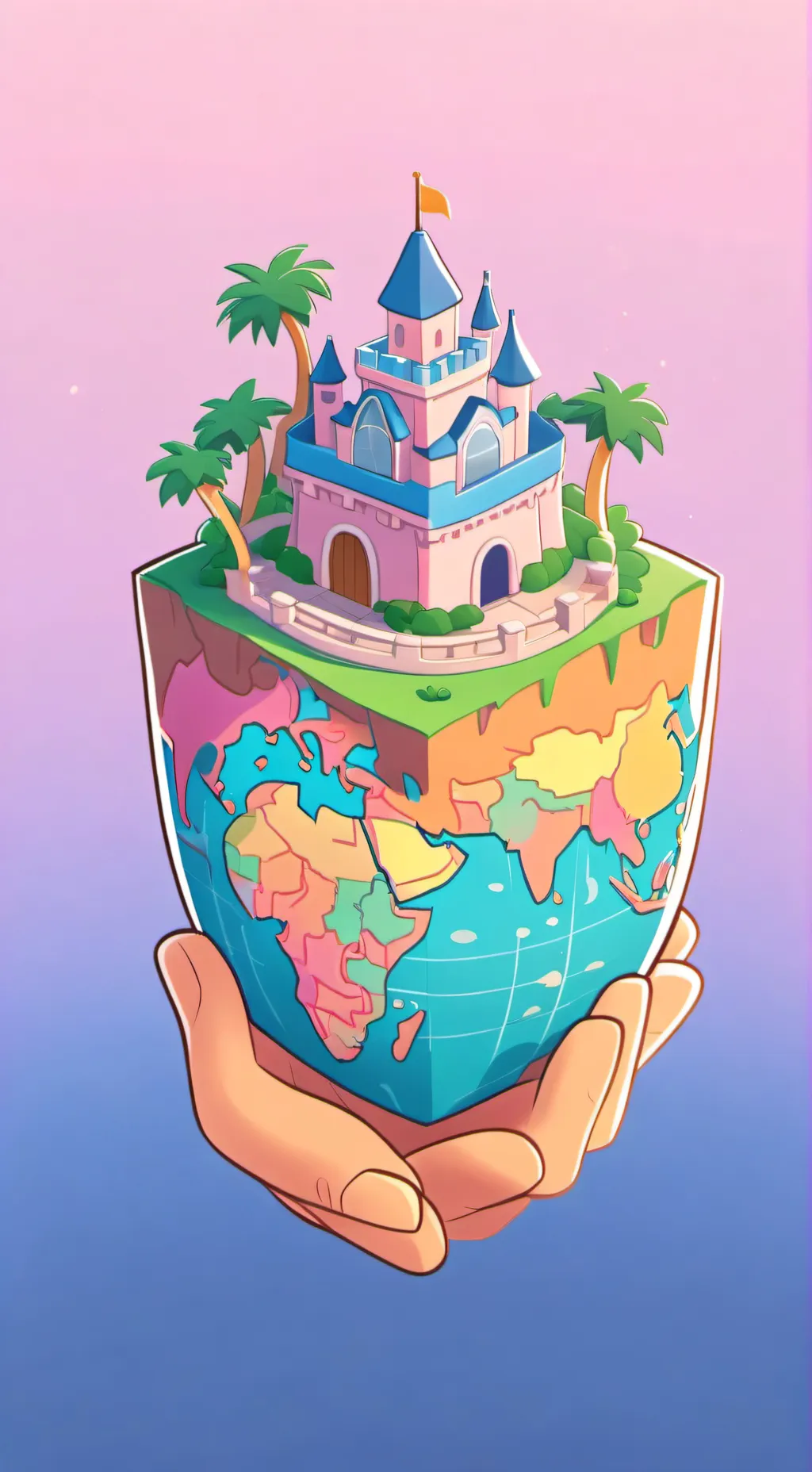 ai character: cubo background