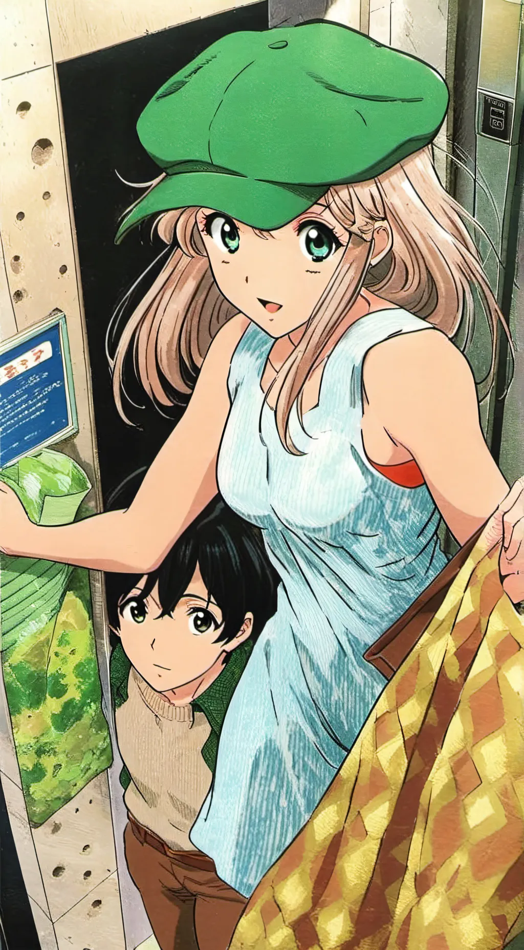 ai character: Moonflower background