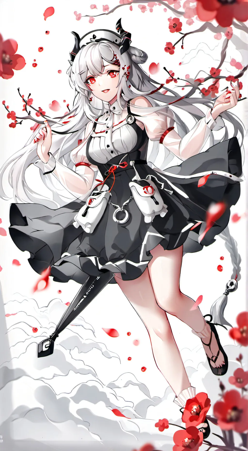 ai character: Die with a smile background