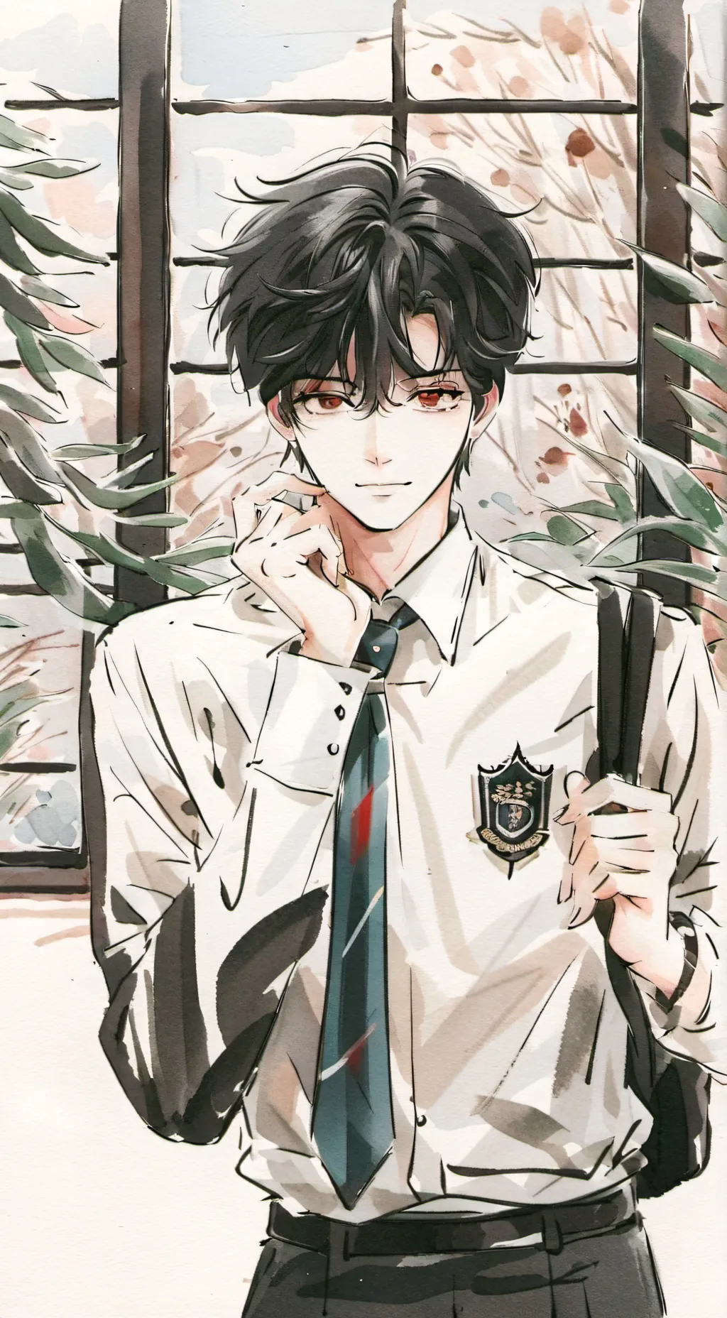 ai character: school background