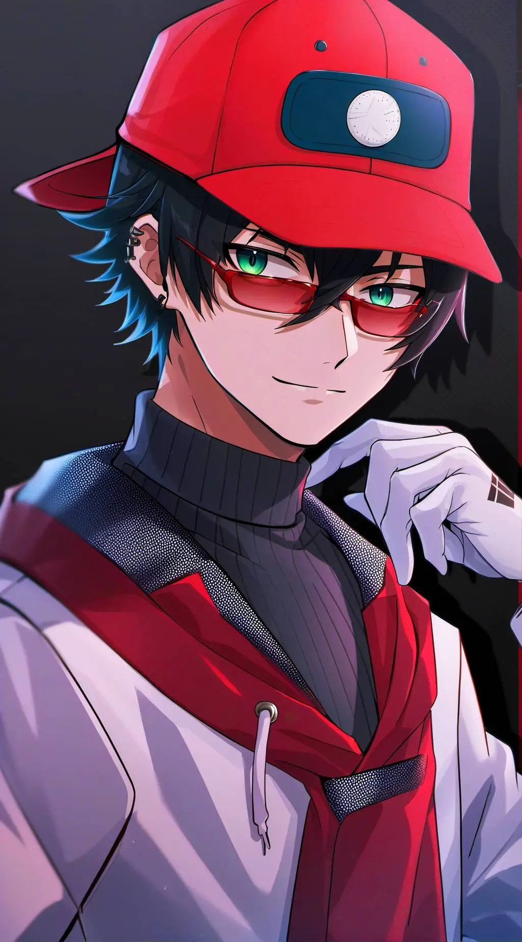 ai character: Kaito Shadowfang background